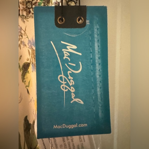 Mac Duggal Floral Maxi Dress - Multicolor Style 9079 Size 8 - Picture 13 of 14